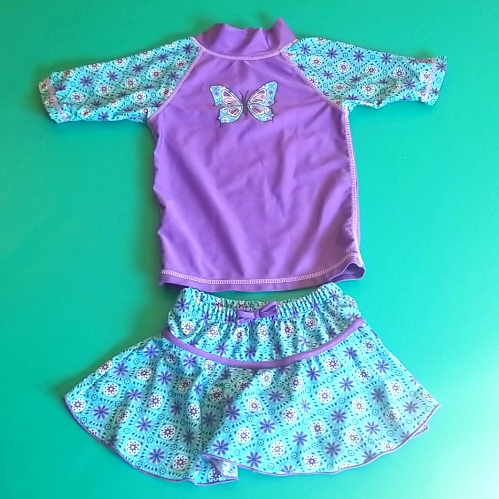 UV Skins swim set butterfly